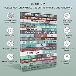 Istrion Inspirational Wall Art Framed Canvas 12 x
