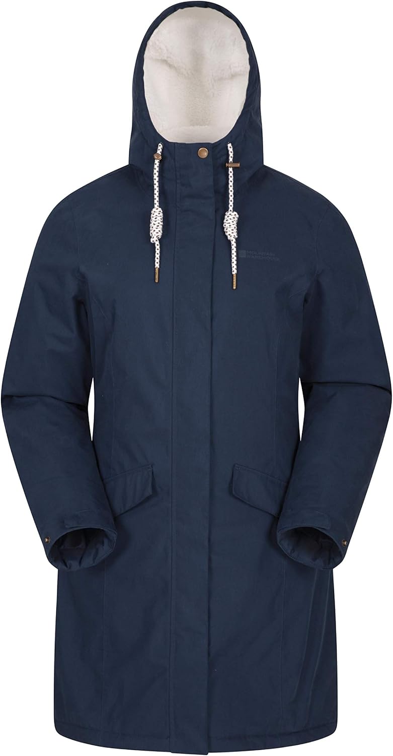 Mountain Warehouse Oak Womens Padded Parka Jacket Waterproof, Taped