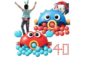 Skirfy Outdoor Party Games for Kids Adults, Shaking Ball Game Set Toy with 40 Balls, Fun Outdoor Indoor Toys, Family Carnival Bachelorette Birthday Backyard Games for Boys Girls Age 3-12
