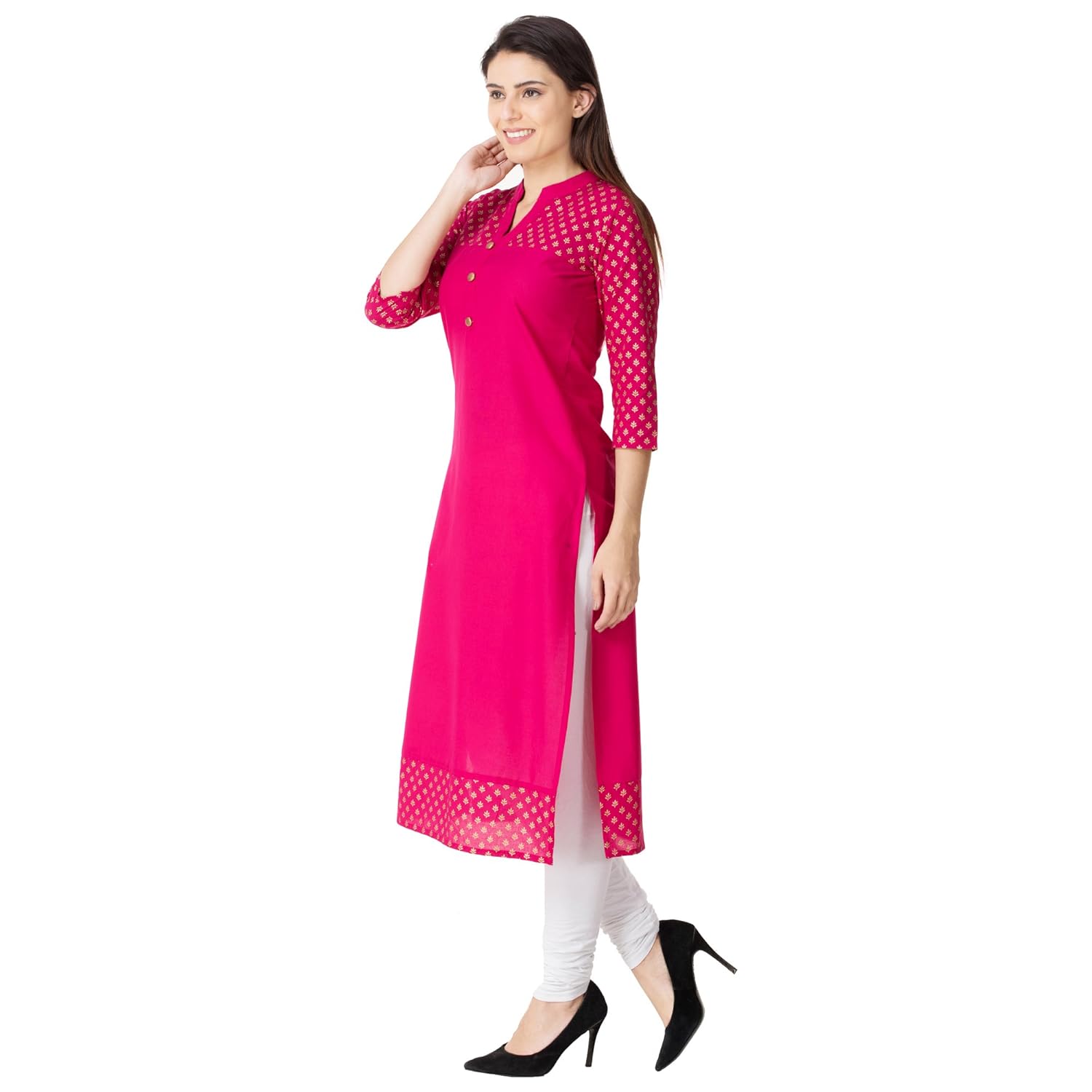 m&d women's cotton kurta