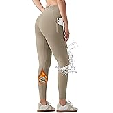 Willit Women's Fleece Lined Leggings Water Resistant Winter Pants Thermal High Waisted Yoga Hiking Running Tights Pockets