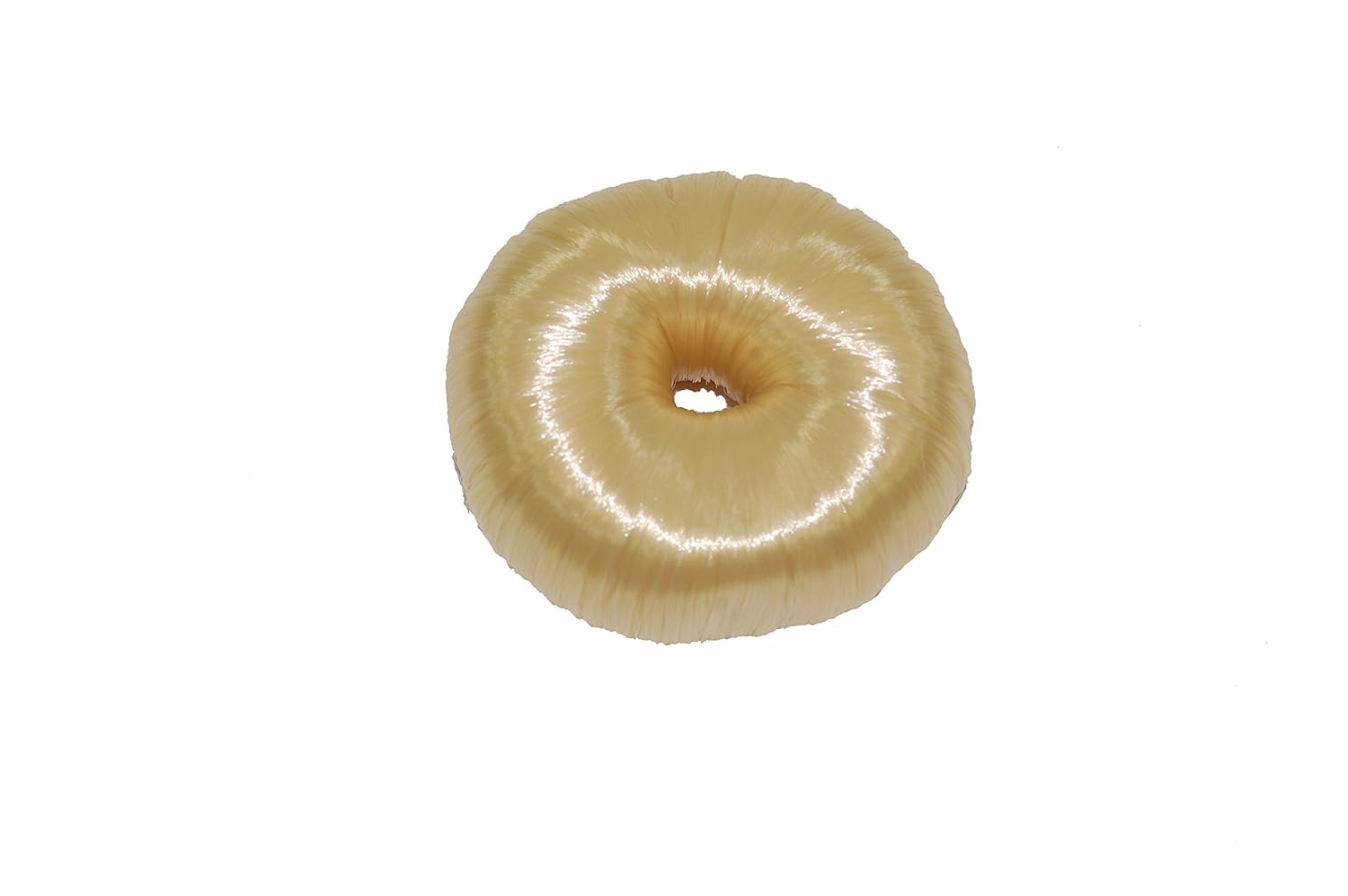 Ladies Girls Blonde Fake Hair Bun Ring Amazon Co Uk Clothing