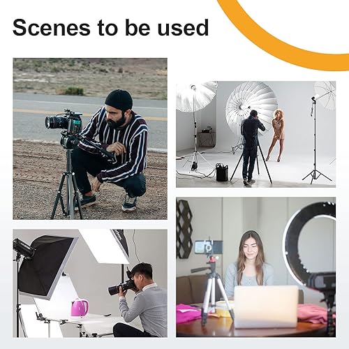 EMART Light Stand,64 inches led Light Stand Reverse Folding Light