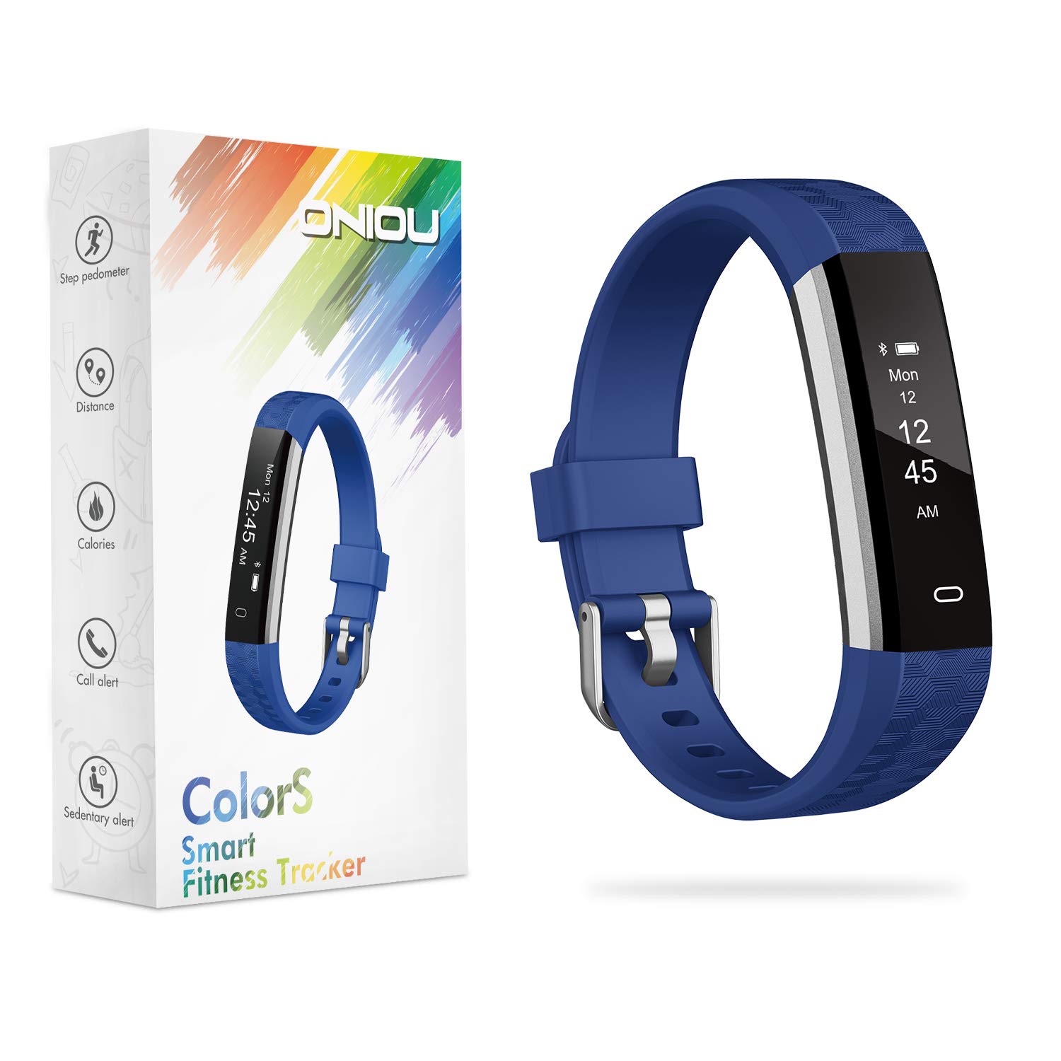 ONIOU Kids Fitness Tracker Watch, IP67 Waterproof Activity Tracker with Sleep Monitor, Alarm Clock, Sedentary Reminder, Pedometer Watch with Calorie Counter, Ideal Gifts for Children