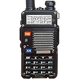 BAOFENG BF-F8HP (UV-5R 3rd Gen) 8-Watt Dual Band Two-Way Radio (136-174MHz VHF & 400-520MHz UHF) Includes Full Kit with Large