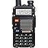 BaoFeng BF-F8HP (UV-5R 3rd Gen) 8-Watt Dual Band Two-Way Radio (136-174MHz VHF & 400-520MHz UHF) Includes Full Kit with Large Battery