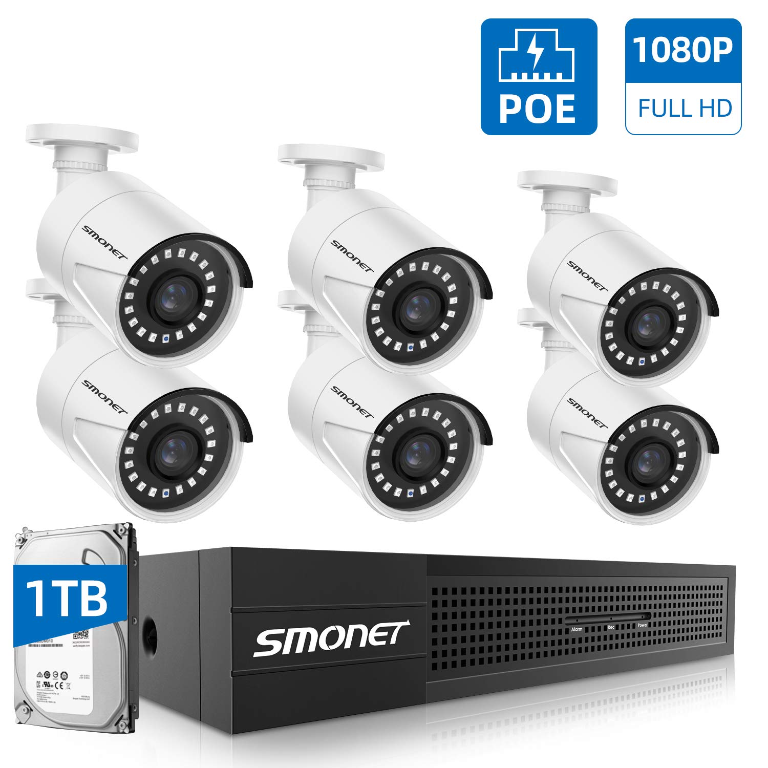Best Poe Home Security Camera System, 8 X Wired