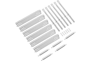 Grill Valueparts Grill Parts for Charbroil 463240115 463235815 Replacement Parts Advantage 6 Burner 469235815 G458-0018-W1 G470-5503-W1 G432-8M00-W1 Carry Over Tube Burners Heat Tents Plates