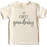 Pregnancy Announcement Bodysuit, Baby Tee, First Grandbaby Gift, Cute Baby Birthday Bodysuit