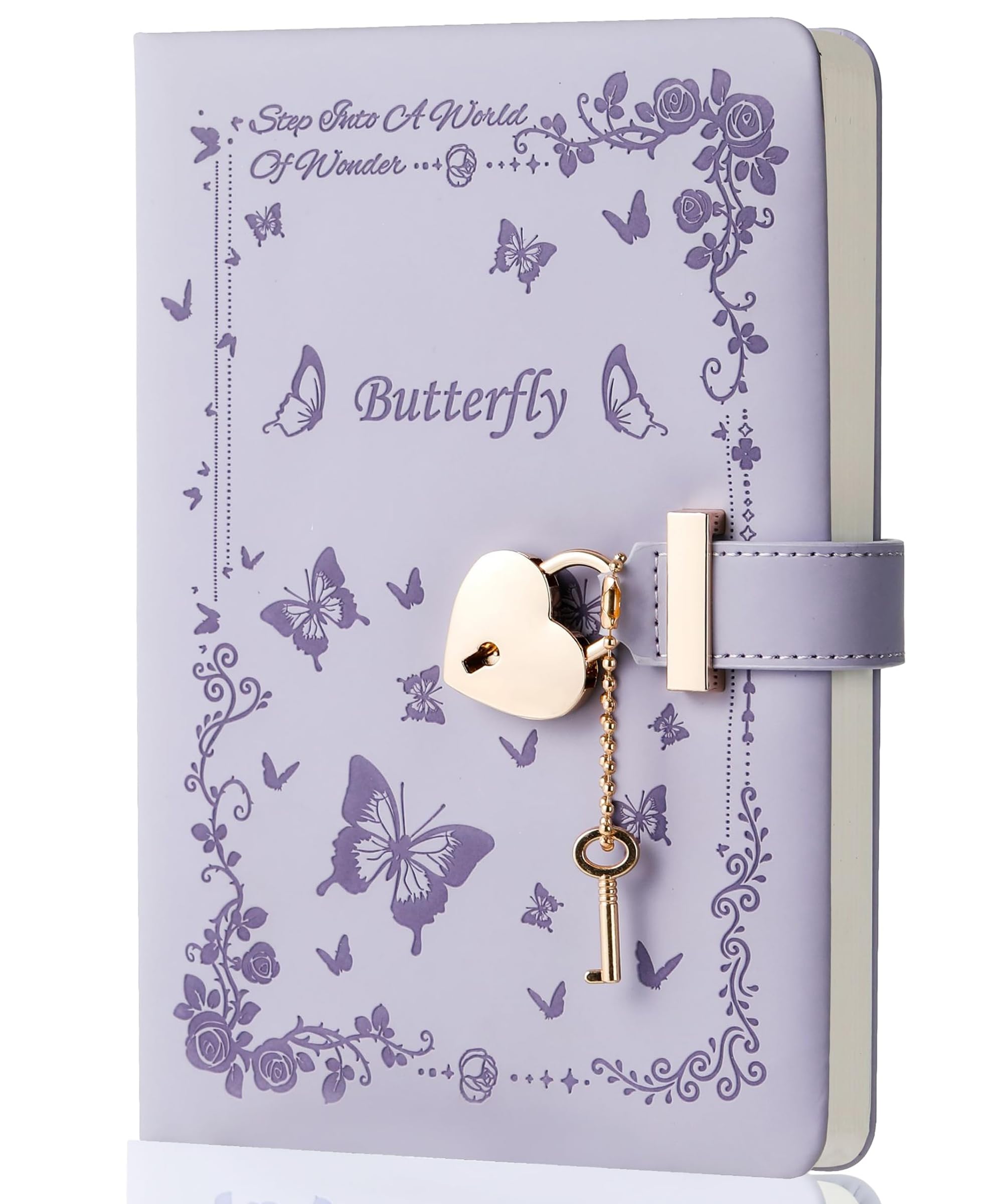 SPIPHY Diary with Lock and Key for Girls Ages 8-12
