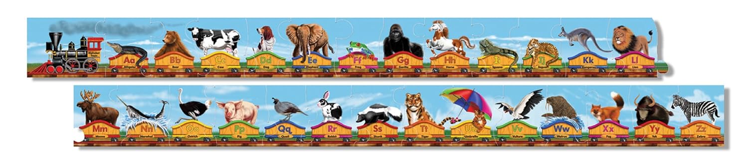 Melissa & Doug | Toys | Melissa Doug Number Train Floor Puzzle Over 9