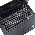 Keyboard Cover Skin for Dell Latitude 5400 5401 5410 5411 7400 14 inch Laptop with Trackpoint, Dell Latitude 14 Keyboard Protector, Laptop Accessories -Black
