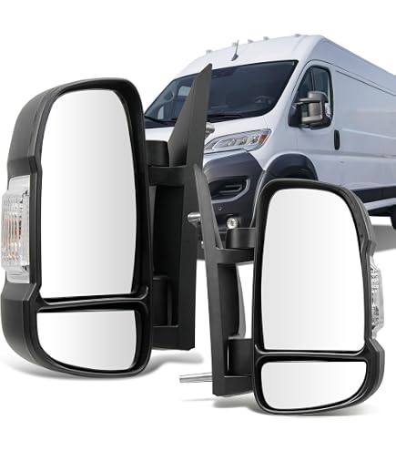 VAN ミラー 鏡 Amazon.com: Drivers Power Folding Mirror Heated Signal Textured