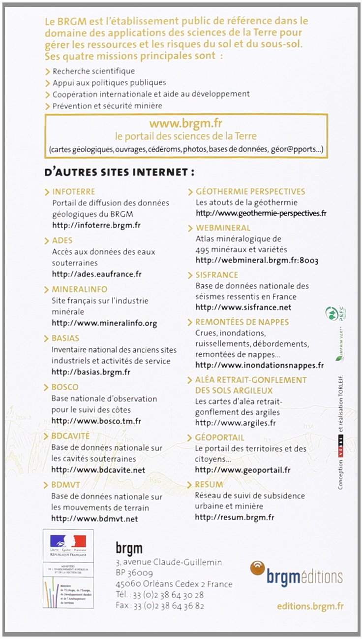 Amazonfr Carte Géologique Roquesteron Cartes Brgm - 