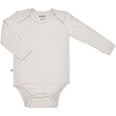 Woolino 100% Superfine Merino Wool Baby Bodysuit - Long Sleeve Bodysuit for Boy and Girl - Tagless Neck Bodysuit for Unisex