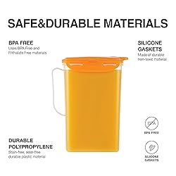 LocknLock Aqua Fridge Door Water Jug with Handle