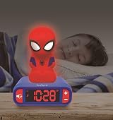 LEXIBOOK Spider-Man Nightlight Alarm Clock Kids This vibrant blue red RL800SP view 8