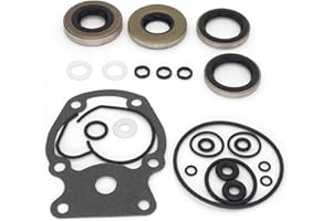 QuickMarine 396351 Marine Gearcase Lower Unit Seal Kit for Johnson Evinrude 20-35 HP Outboard Boat Motors replaces 777559 Sierra 18-2658