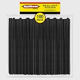 SpliSeal Weatherproof Sealant Sticks for Electrical Wiring &mdash; Pack of 100 | Automotive Repairs, Heat Applied Adhesive for Outdoor Use, Glue Gun Compatible, Potting Polymer Sealant