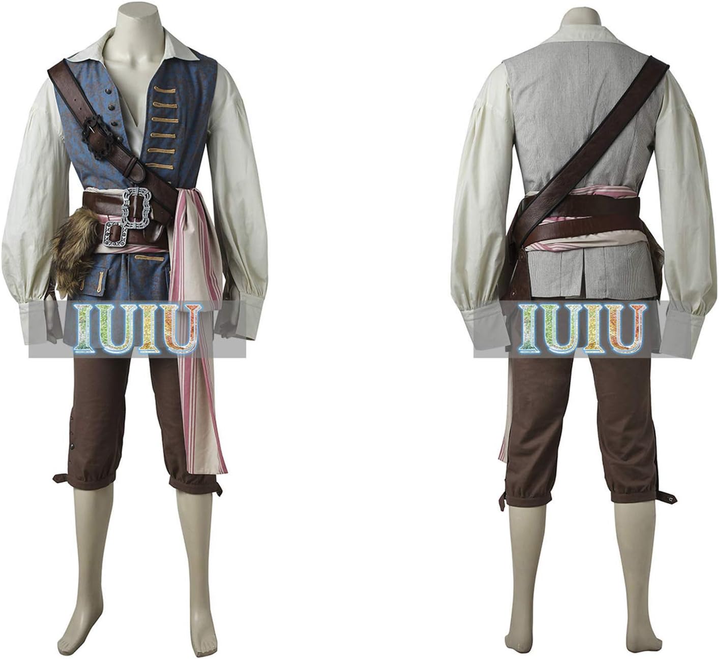 Amazon ジャック スパロウ パイレーツ オブ カリビアン 最後の海賊 ブーツ付き コスプレ衣装 映画 Cosplay コスチューム コスプレ 仮装 通販