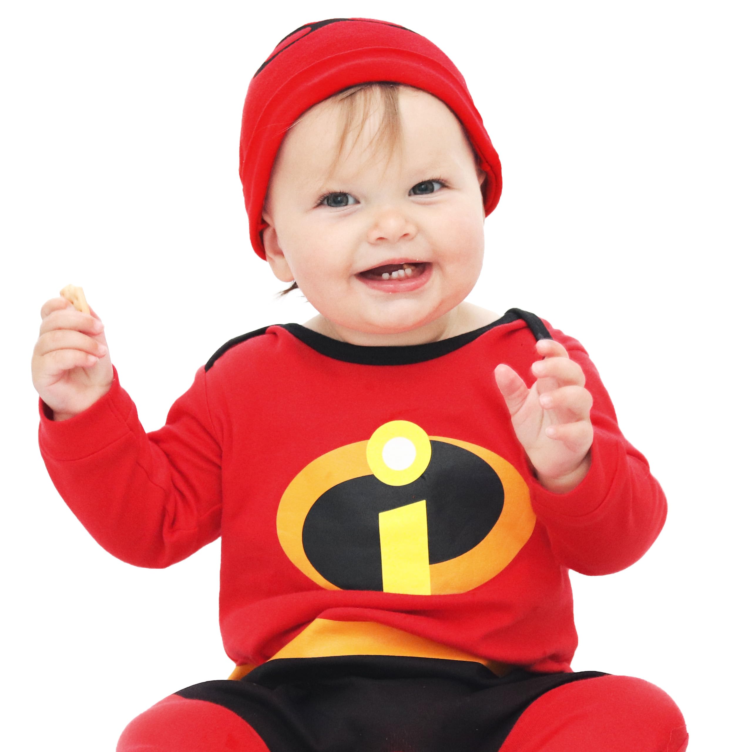Disney Baby Bodysuit and Hat Set | The Incredibles Baby Clothes | Newborn Onesie