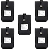Retevis RT21 Two-Way Radios Battery 1100mAh Li-ion Rechargeable Battery Compatible with Retevis RT21 Walkie Talkies (5 Pack)