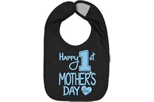 Aiden's Corner Handmade Cute Baby Boy Girl 1st Mother's Day Bib - Happy Mother's Day Bibs