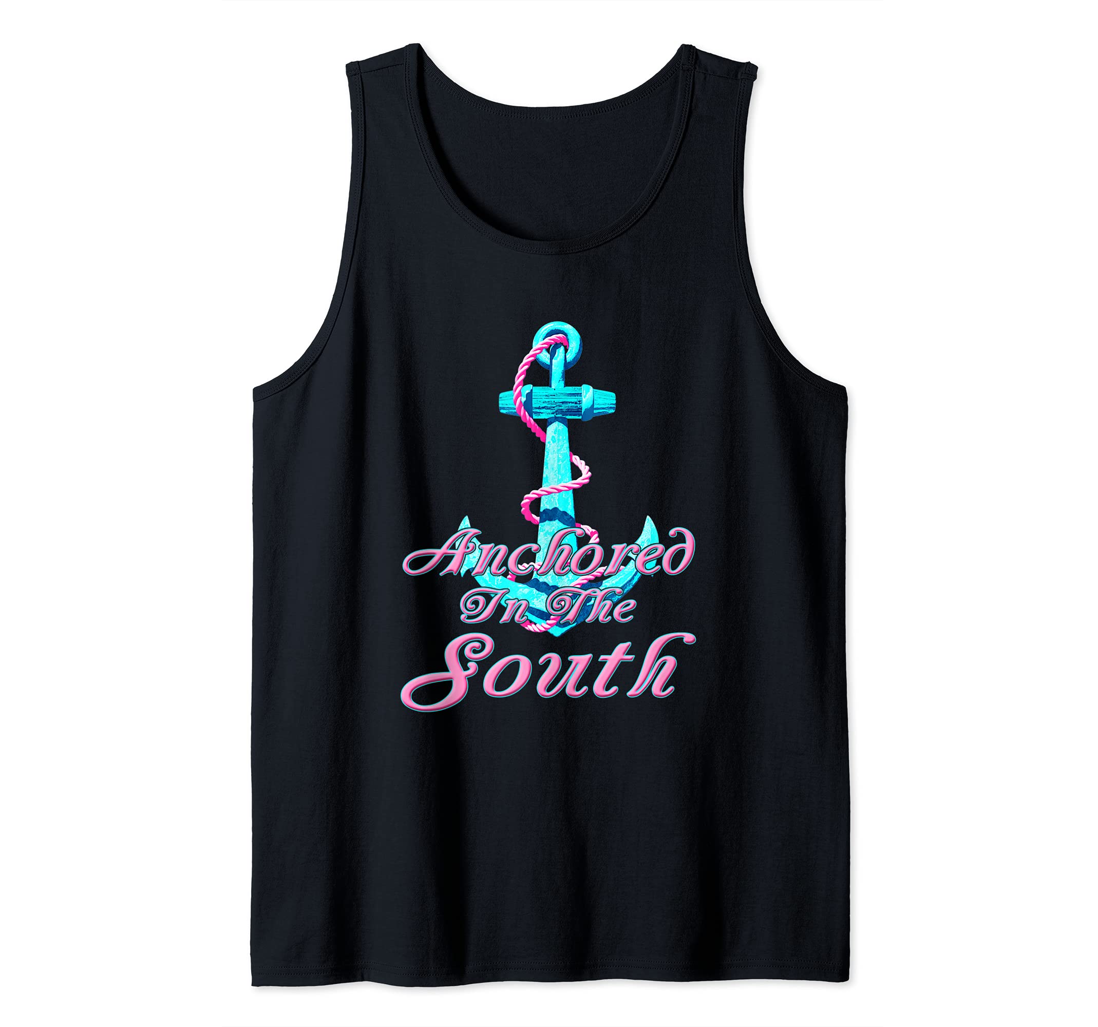 Anchored In the South Nautical Tank Top