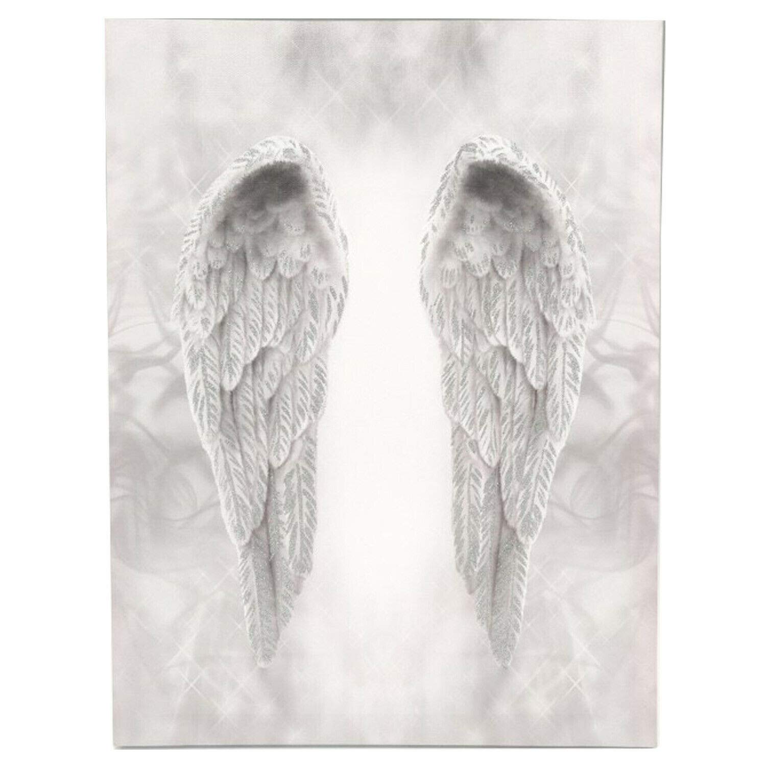 Online Street Glitter Angel Wings Canvas Wall Art Hanging Picture Home Decoration Print Plaque