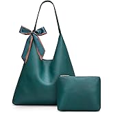 Montana West Slouchy Hobo Bag for Women Shoulder Purses and Handbags with Scarf