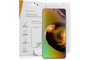kwmobile Set of 3 Screen Protectors Compatible with Samsung Galaxy S26 Ultra - Anti-Glare Anti-Fingerprint Display Films - Ma