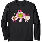 Dr. Seuss Pink Heart Trio Long Sleeve T-Shirt