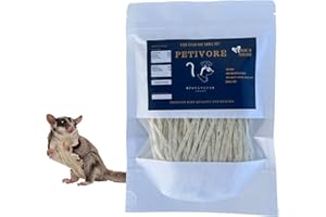 PETIVORE Premium Fish Stick for Sugar Glider and Small Exotic Pet - Made from Real Fish - Hamster, Squirrel, Chinchillas, Marmoset - Favorite Treats, Snacks and Food (35g)