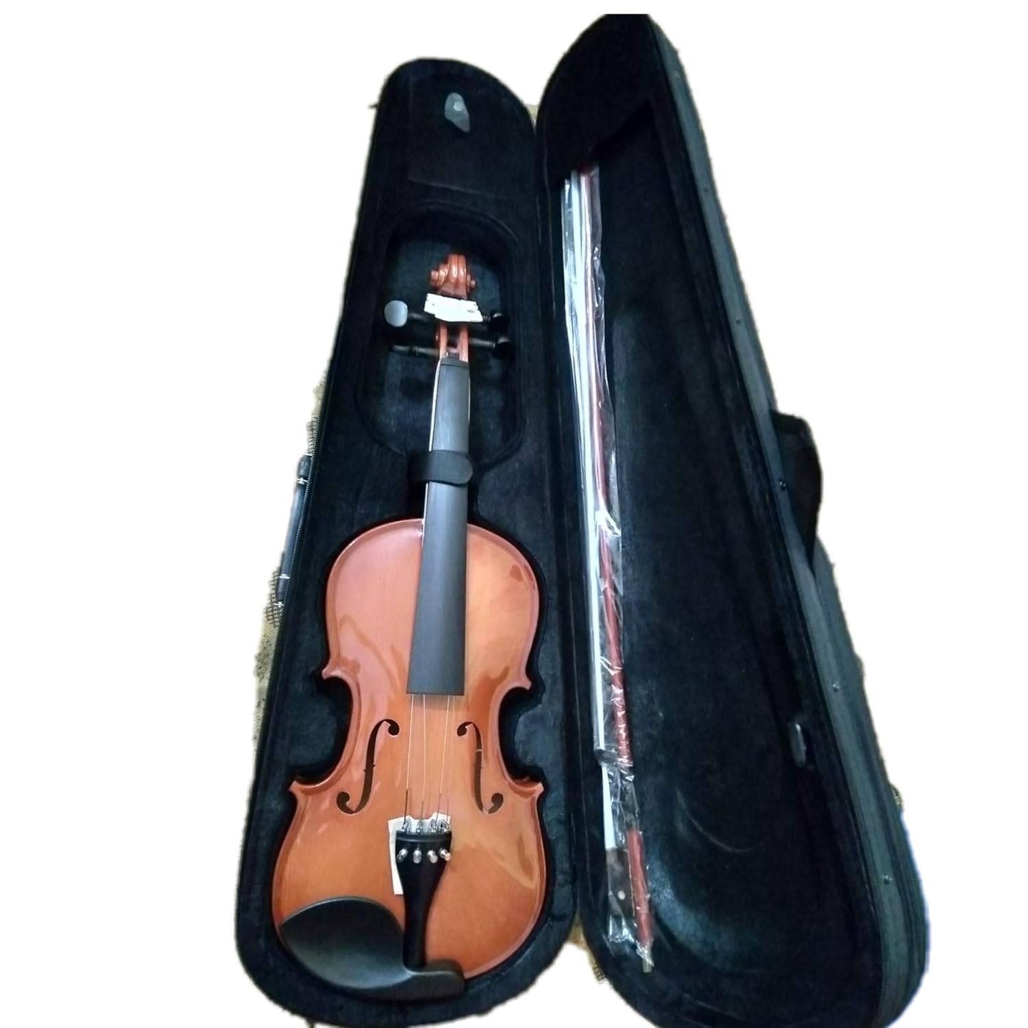 Indian Maple Violin 4/4 with Hard Case Bow And Rosin Amazon.in