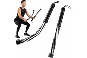 YESPIKKO 2PCS Weighted Ropeless Battle Ropes, 3.5 lbs in total, Heavy Duty Workout Rope for Home Gym with Training Poster, Portable Workout Rope for Strength Training, HIIT, Cardio, Non-Slip Grip, Fitness Equipment for Men & Women
