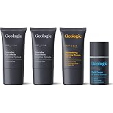 Geologie Skincare Regimen No. 01, Ultra Gentle Anti-Aging + Hydration | Routine for Very Sensitive Skin, Fragrance Free Face Wash 2 Pack, SPF 15 Moisturizer, 0.1% Retinol Night Cream, 30 Day Set