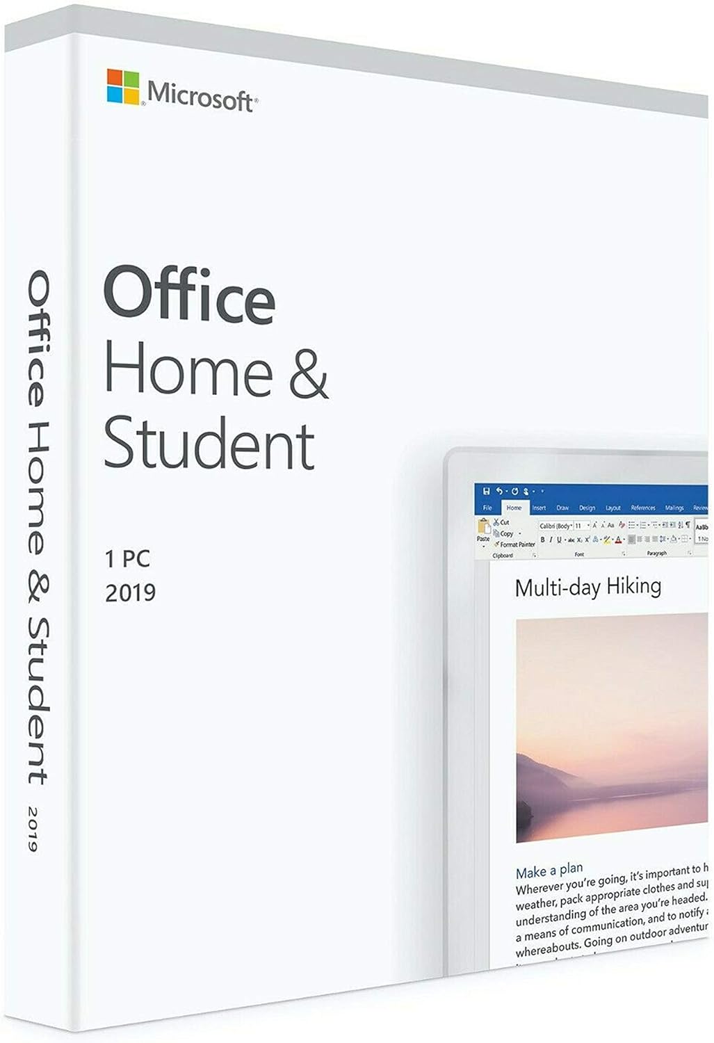 Office Home And Student 2019 - Key Card - Lifetime License (Windows Only) - Discount