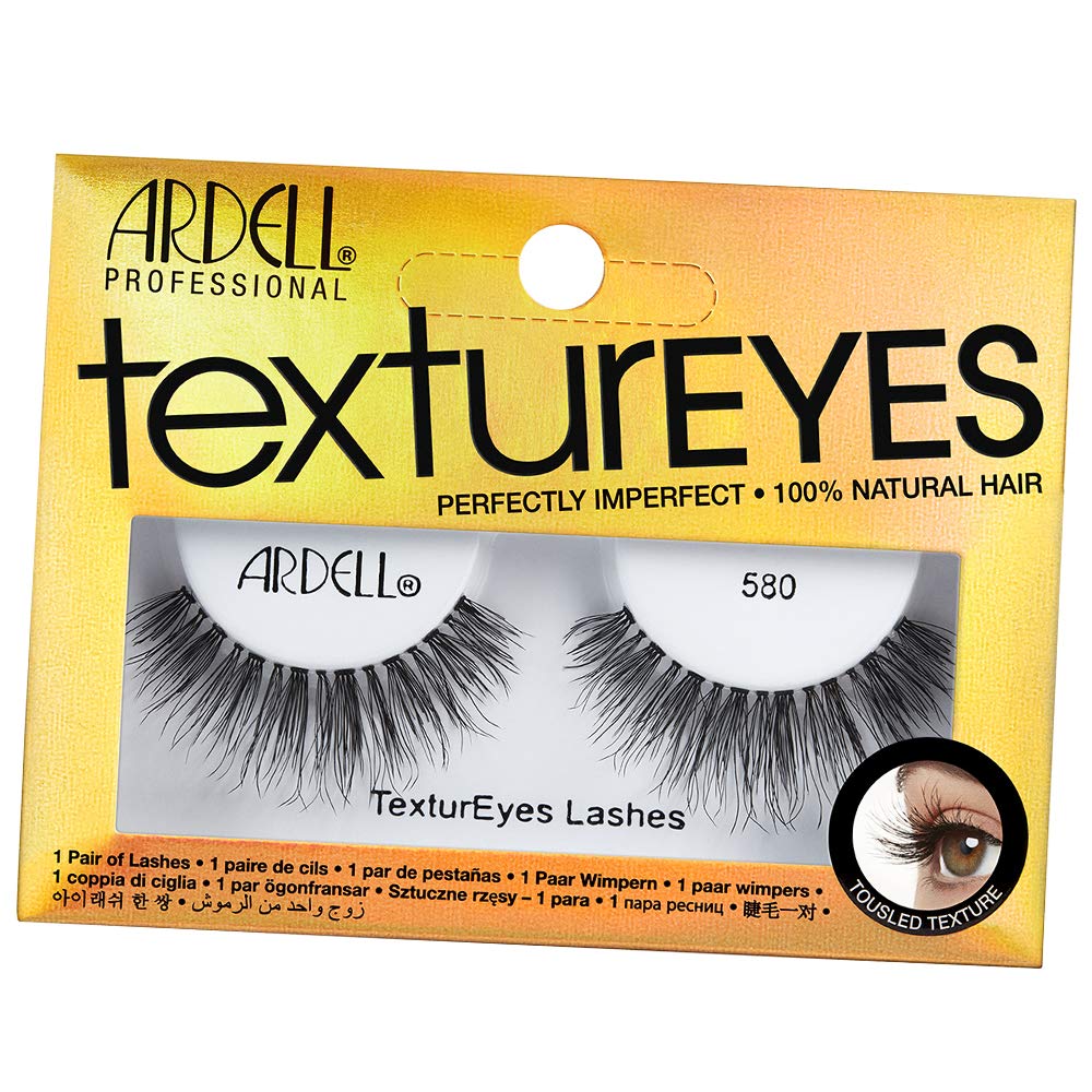 Ardell TexturEyes False Strip Lashes #580, 4 Pack
