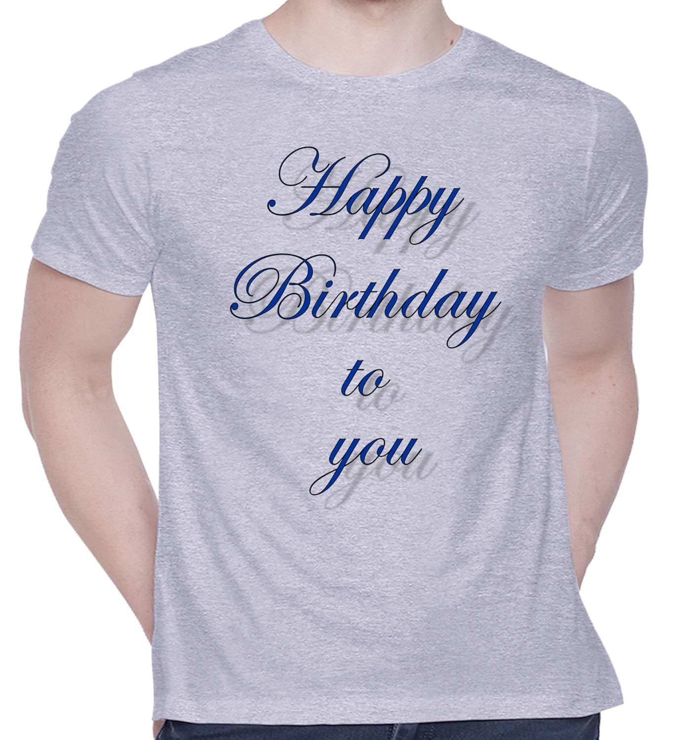 CreativiT Graphic Printed TShirt for Unisex Happy Birthday to You