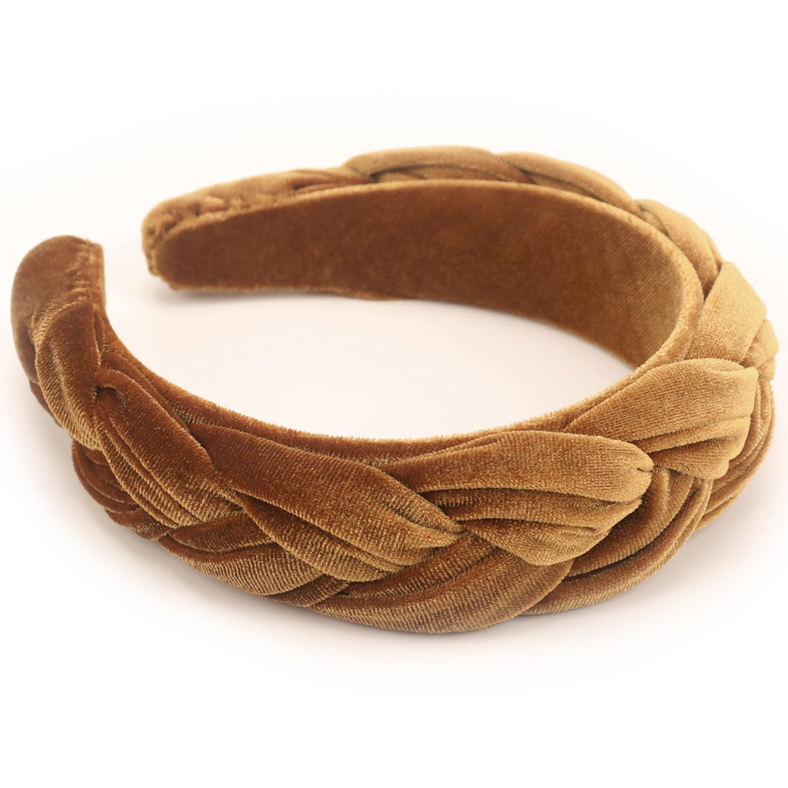 DRESHOW Velvet Braided Headband Women Hair Hoop Elastic Hair Bands Fashion Headbands for Women