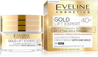 Eveline Cosmetics Gold Lift Expert Firming Face Cream-Serum 24k Gold Age 40+