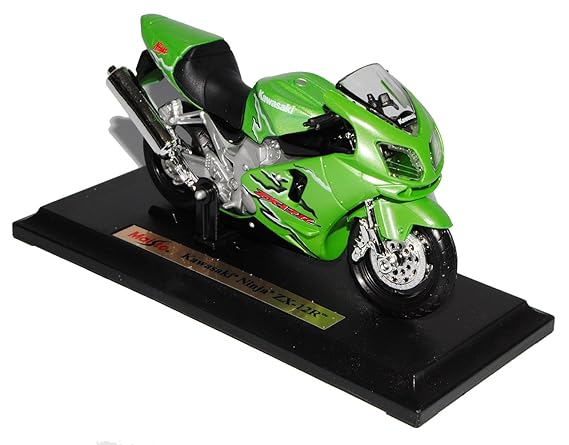 Kawasaki Zx-12r Zx-12 R GrÜn Mit Aufkleber Mit Sockel 1/18 Maisto Modellmotorrad Modell Motorrad