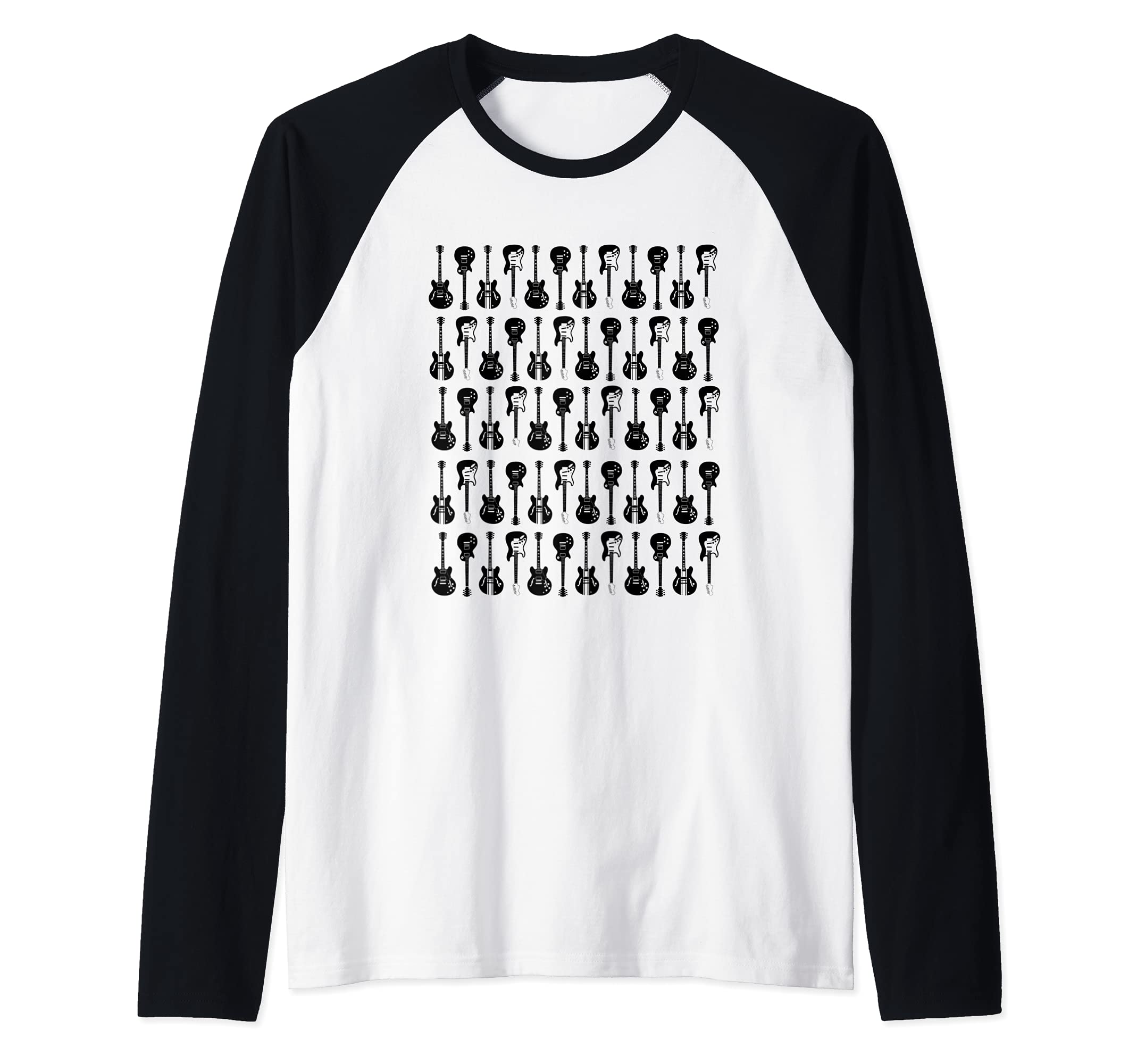 Guitaraholic Guitar design for Guitar Player Raglan Baseball Tee