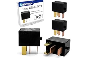 USDRWAM 2PCS Automotive Relay, G8HL-H71 39794-SDA-A03 39794-SDA-A05 12VDC, Compatible for 2003-2014 Accord 2006-2014 Civic 2007-2014 Acura MDX CR-V CR-Z Element Car