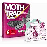 Mottenfalle Clothes Moth Traps, 6-Pack &ndash; Premium Pheromone Sticky Traps for Closets, Wool Clothing, Carpets &amp; Home Fabrics &ndash; Odorless, Non-Toxic &amp; Eco-Friendly Protection (Table-Top)