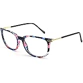 GQUEEN Fashion Fake Glasses Non Prescription Glasses Clear Lens Glasses Nerd Plain Frames Women Men, 201579