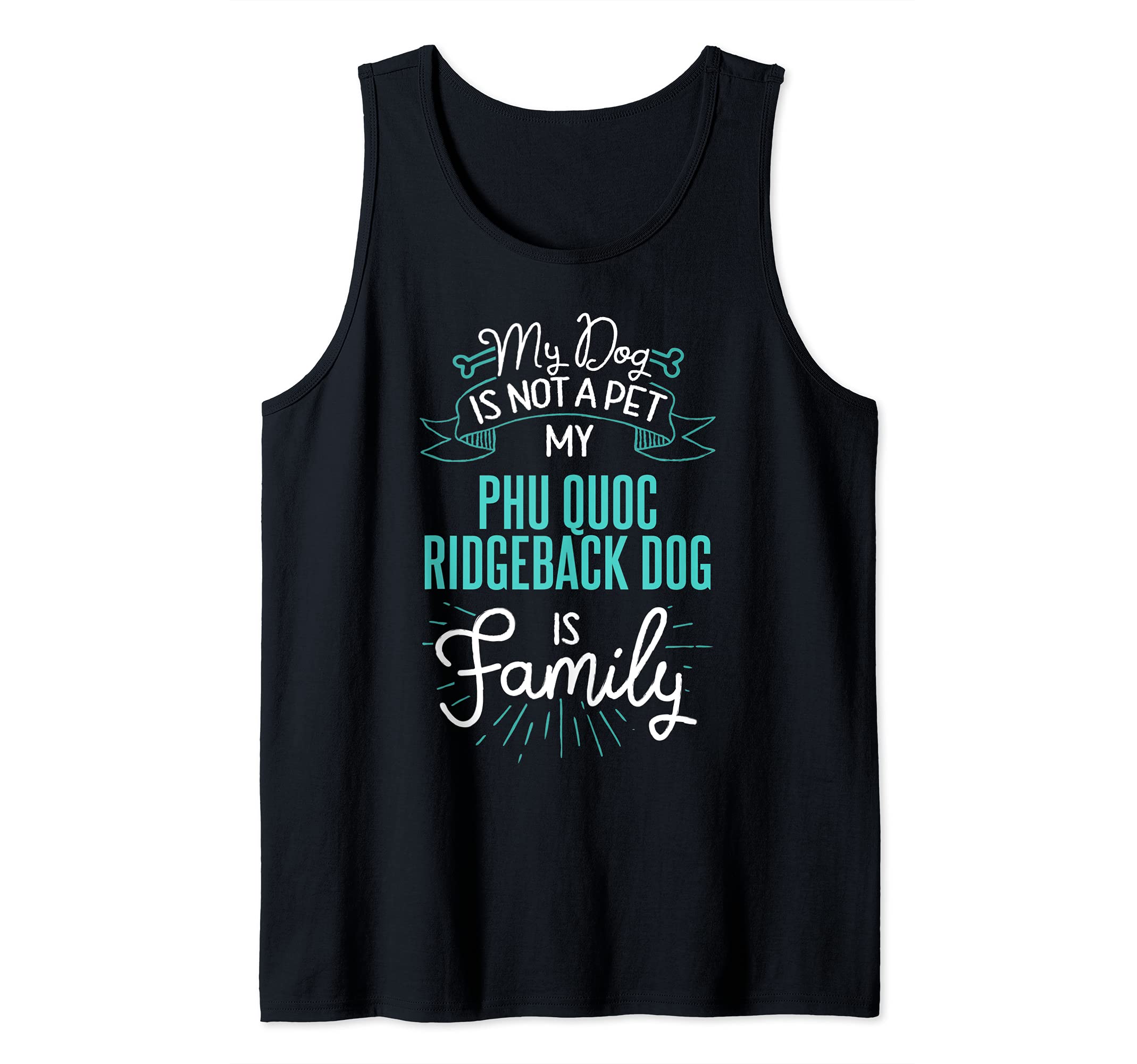 Cute Phu Quoc Ridgeback Dog Design Family Dog Gift for Women Tank Top