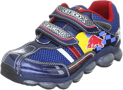 Geox Jr Tuono Red Bull Trainers Boys Blue Blau Blue C4000 Size 5 38 Eu Amazon Co Uk Shoes Bags
