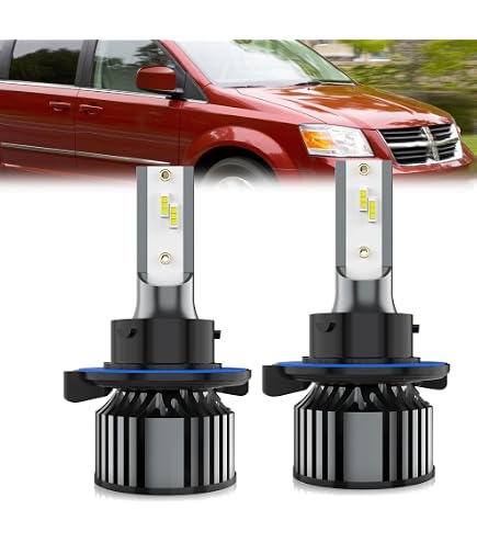 LED Headlight & Fog Light Bulbs For Dodge Grand Caravan 2008-2010 - 8000K Blue, 4-Pack