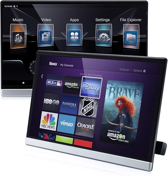 13.3 Inch Android 9.0 Universal Headrest Monitor Video